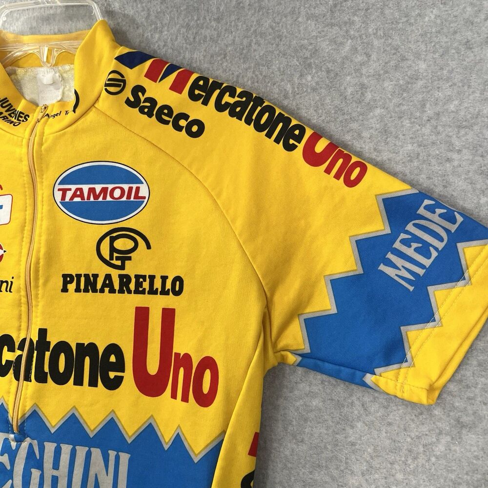 MERCATONE UNO MEDEGHINI 1994 Nalini Med Cycling terry jersey Vintage 90s - Picture 4 of 11